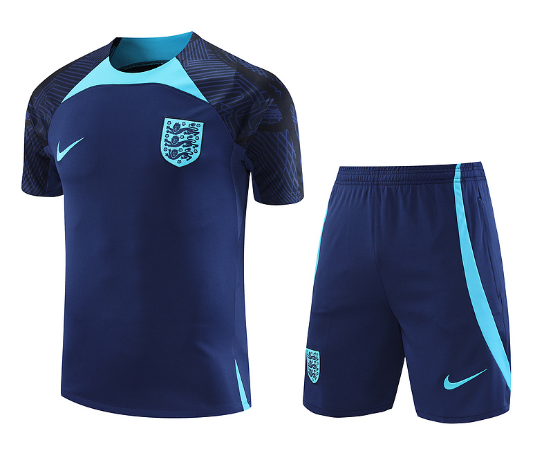 AAA Quality England 22/23 Navy Blue Training Kit Jerseys